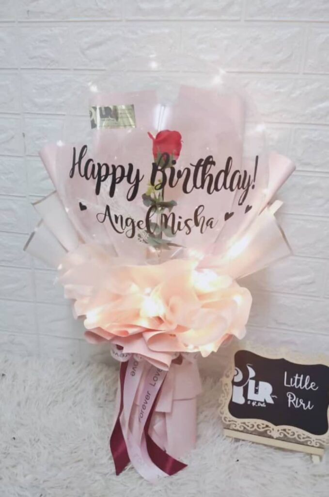 0024 花 in 氣球花束 (penang delivery only)