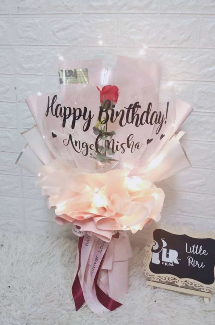 0024 花 in 氣球花束 (penang delivery only)
