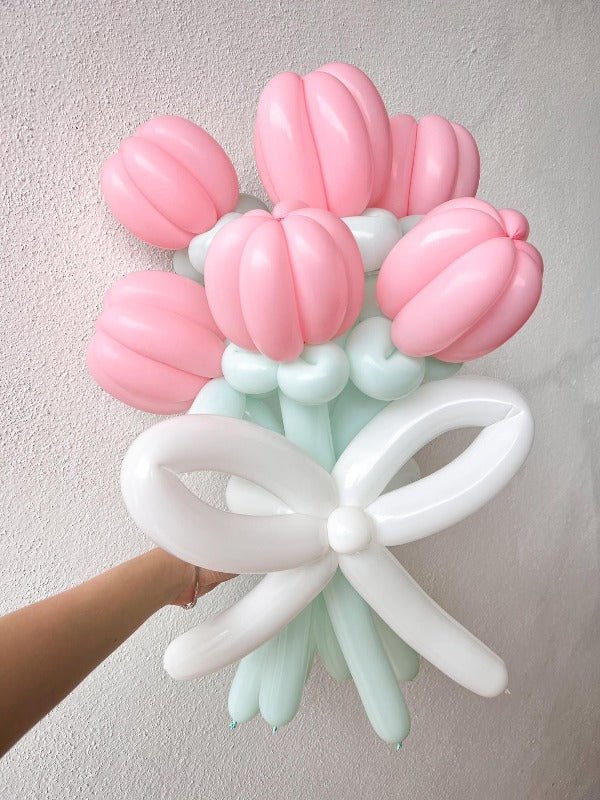 0055 鬱金香 氣球 花 花束 (klang valley delivery only)