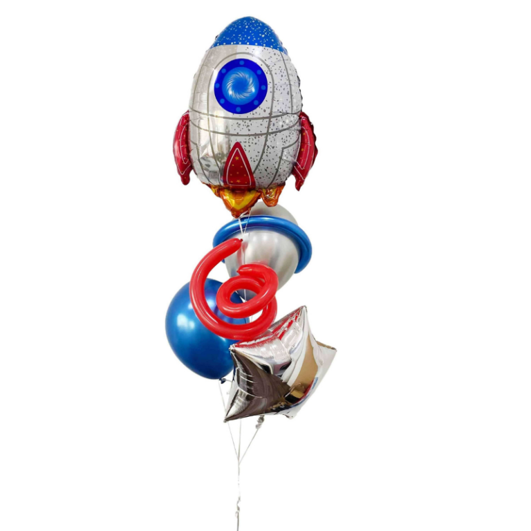 0210 rocket 花捆 氣球 (klang valley delivery only)