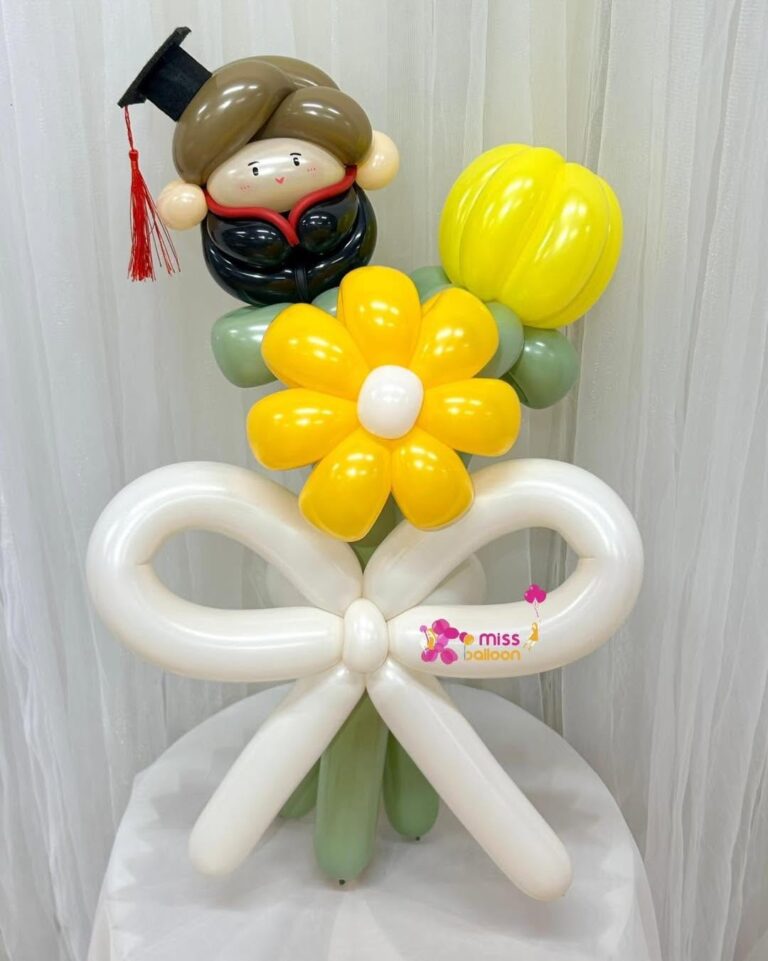 0321 種類er 畢業 氣球 花 花束