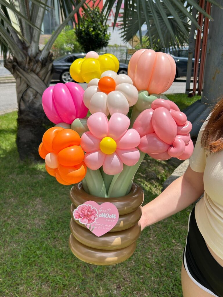 0325 氣球 花 盆 (klang valley delivery)