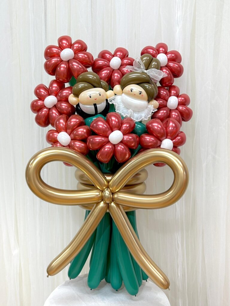 0352 marriage 氣球 花 花束 (klang valley delivery)