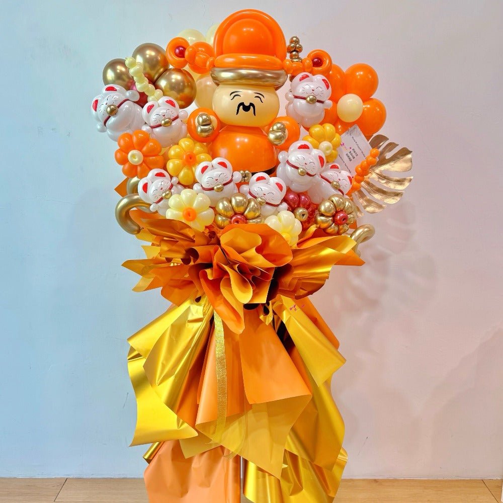0453 god of wealth 財神 opening 氣球架 (klang valley delivery)
