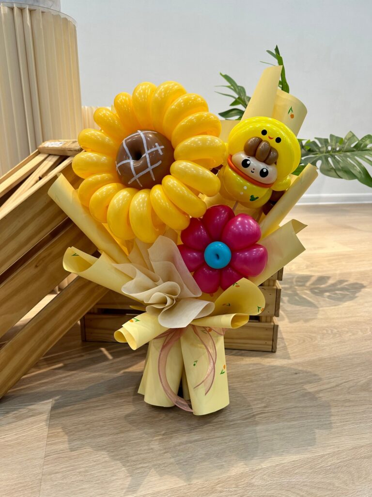 0489 氣球 花 花束 flos solis (klang valley delivery only)