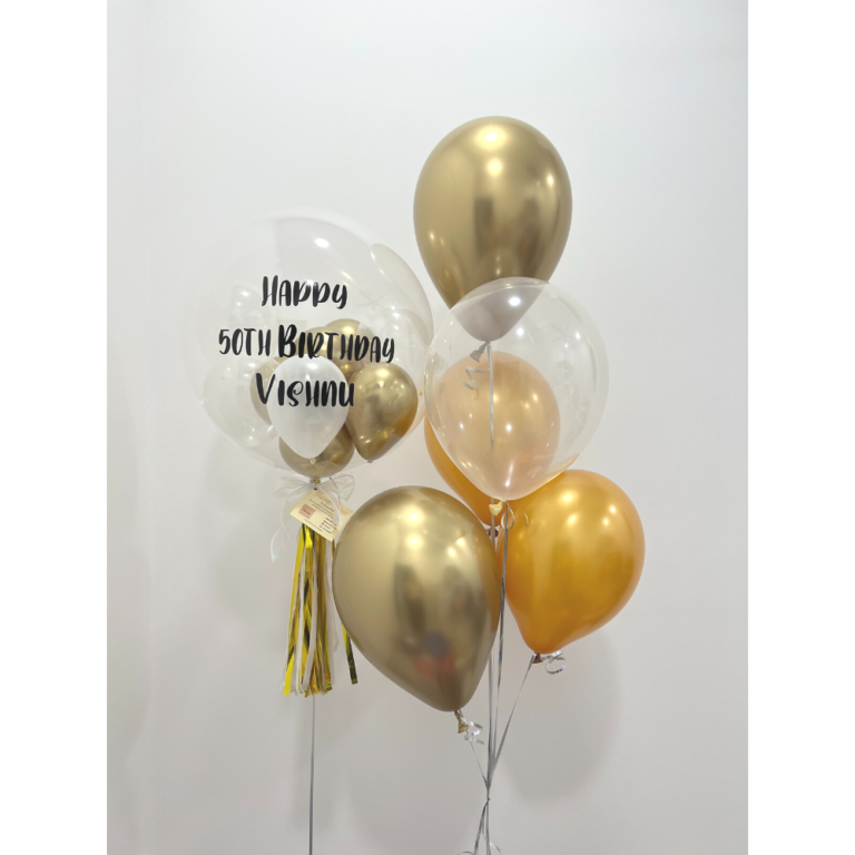 0544 24 lily 泡泡氣球 套裝 (klang valley delivery)