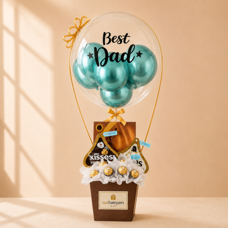 0995 最佳爸爸 air 氣球禮物 盒 (klang valley delivery only)